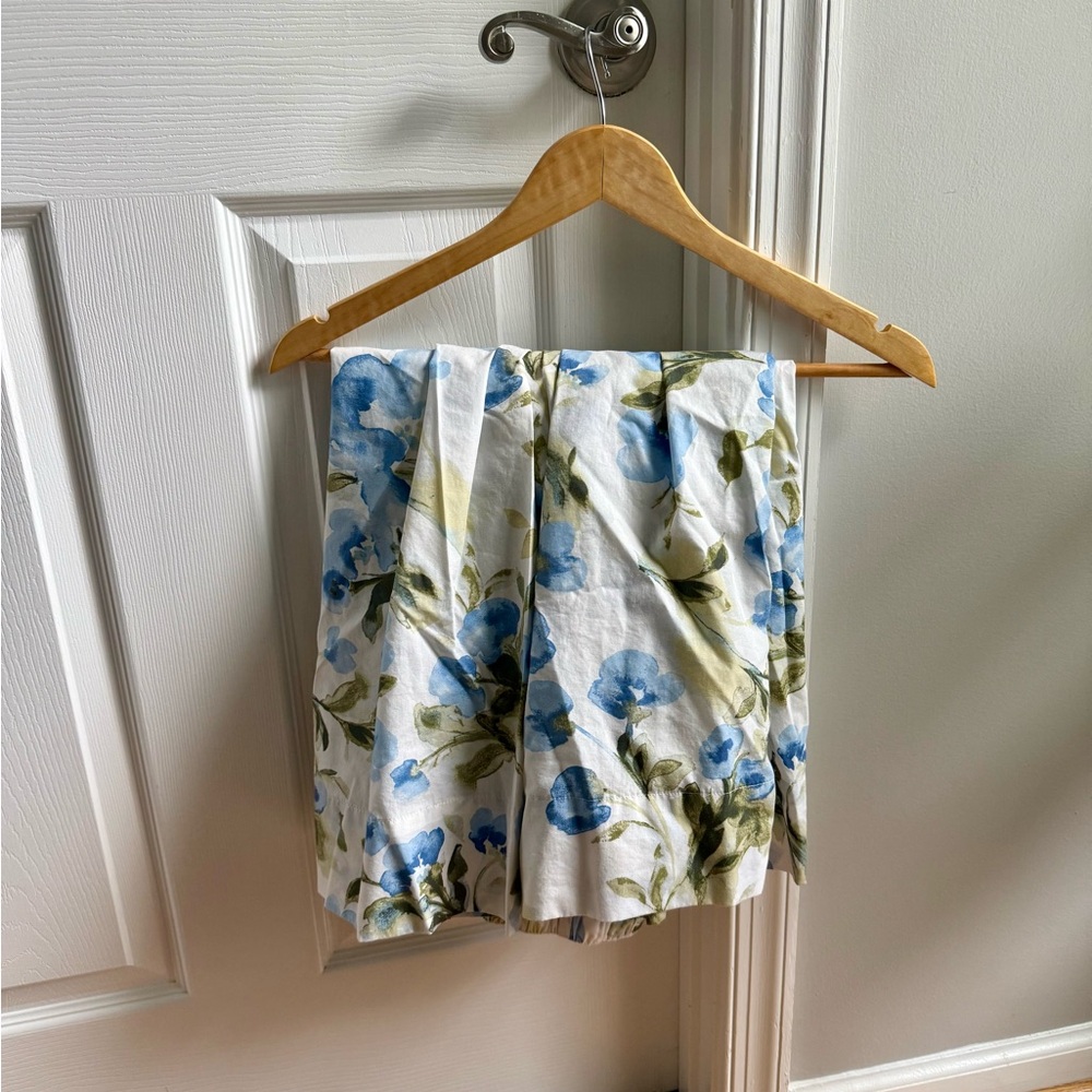 Abercrombie & Fitch Blue Floral Midi Skirt - Picture 2 of 4